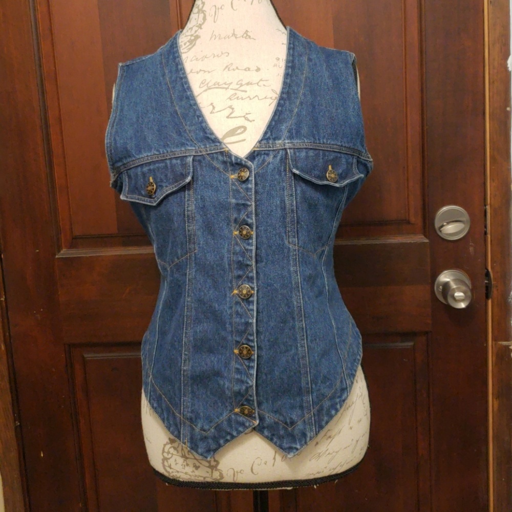 Denim vest